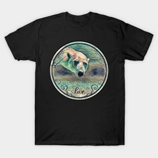 Polar bear under water T-Shirt